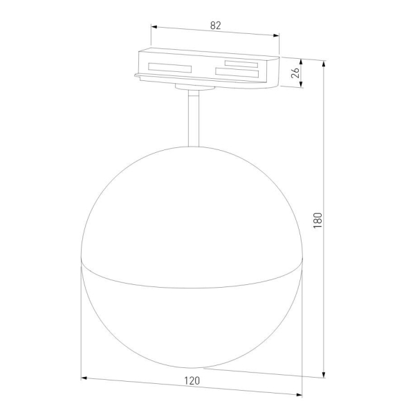 Трековый светильник Elektrostandard Glob GX53 черный MRL 1015 a053136