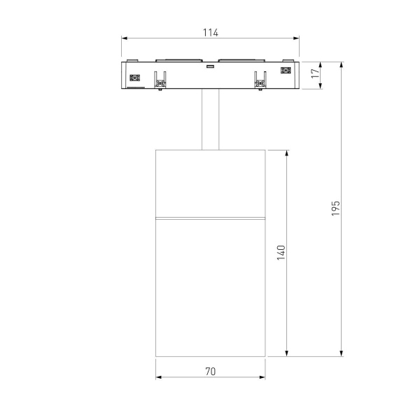 Трековый светодиодный светильник Elektrostandard Slim Magnetic Comfi 85190/01 a066518