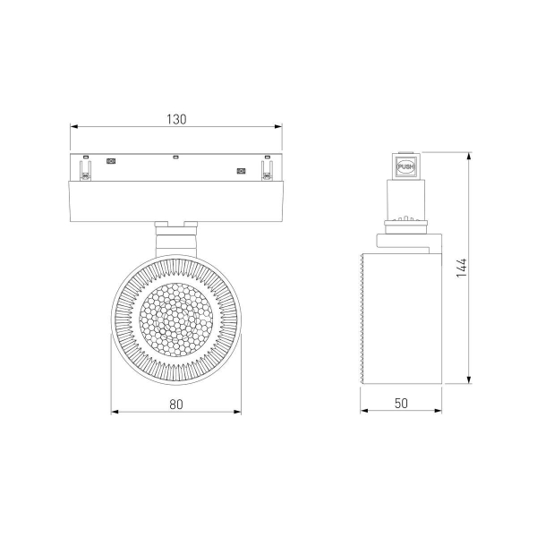 Трековый светодиодный светильник Elektrostandard Slim Magnetic Stens 85198/01 a066699 Трековый светодиодный светильник Elektrostandard Slim Magnetic Stens 85198/01 a066699