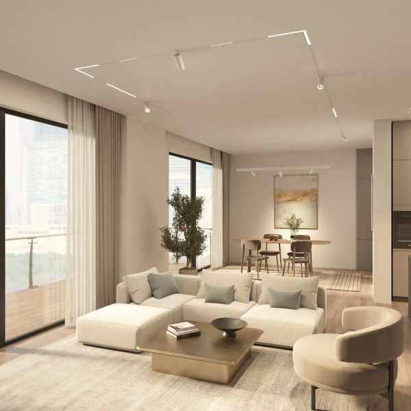 Трековый светодиодный светильник Denkirs Simple Linear DK8114-WH