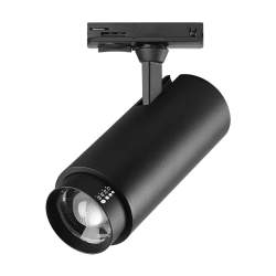 Светильник светодиодный трековый профессиональный с выбором мощности, цветовой температуры и угла освещения д/трековых систем BARRA Fuoco P+CCT Lights