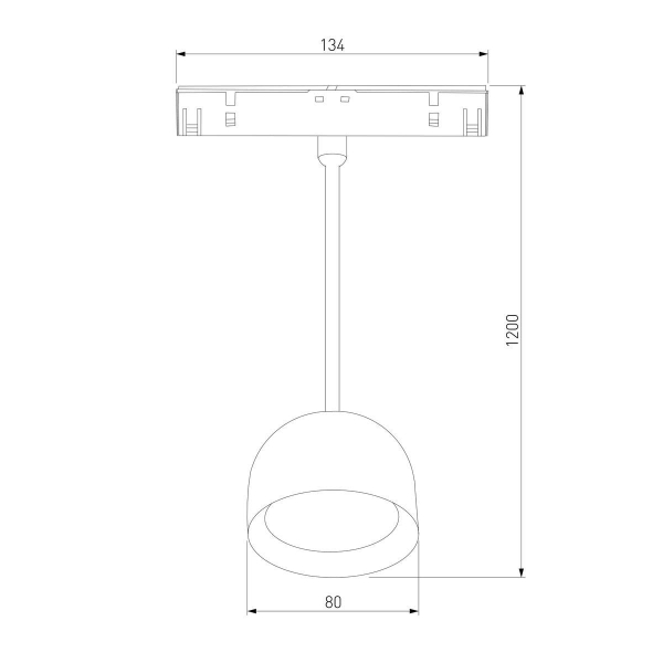 Трековый светодиодный светильник Elektrostandard Slim Magnetic Uno 85126/01 a065481