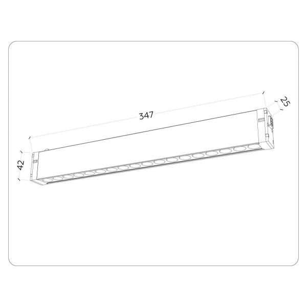 Трековый светодиодный светильник Ambrella Light Track System Magnetic 220V GL1312