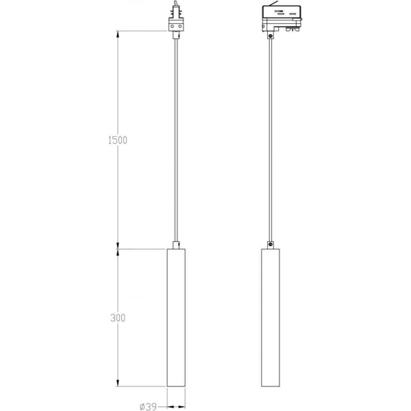 Трековый светодиодный светильник Deko-Light Slim 707132