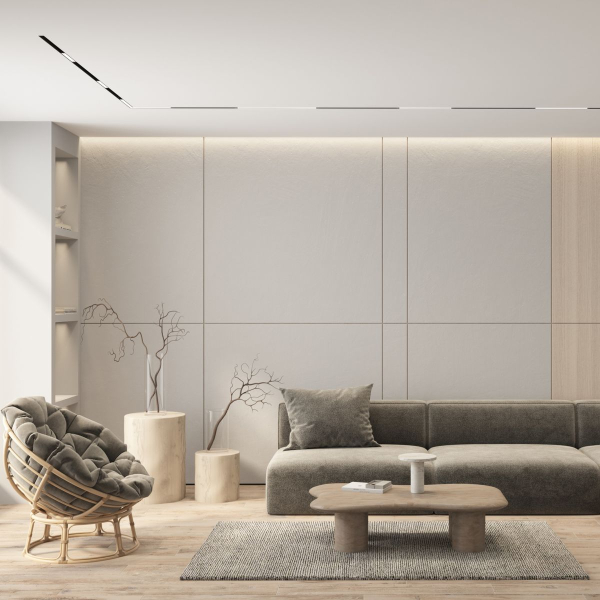 Трековый светодиодный светильник Denkirs Simple Linear DK8103-BK Трековый светодиодный светильник Denkirs Simple Linear DK8103-BK