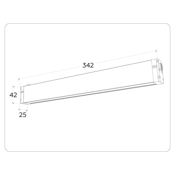 Трековый светодиодный светильник Ambrella Light Track System Magnetic 220V GL1271 Трековый светодиодный светильник Ambrella Light Track System Magnetic 220V GL1271