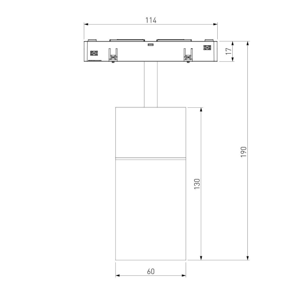 Трековый светодиодный светильник Elektrostandard Slim Magnetic Comfi 85189/01 a066517