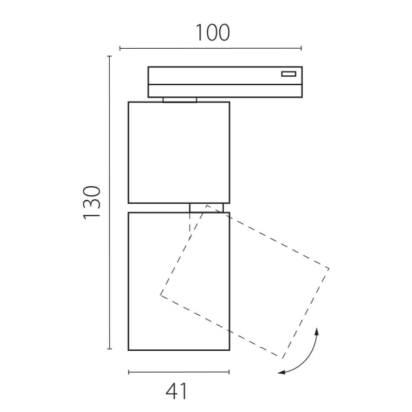 Светильник светодиодный трековый профессиональный 5W 250Lm 38G д/трековых систем BARRA Volta CCT Lightstar 227016