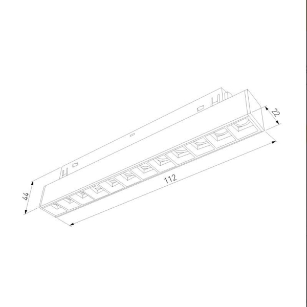 Трековый светодиодный светильник Elektrostandard Slim Magnetic 85004/01 a057192