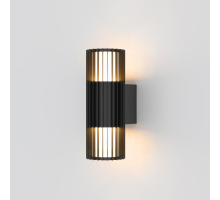 Уличный настенный светодиодный cветильник Elektrostandard Entero (35189/W) 3000K черный a072082