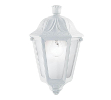 Уличный настенный светильник Ideal Lux Anna AP1 Small Bianco 120430