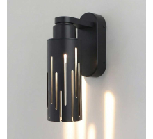 Уличный настенный светодиодный cветильник Elektrostandard Streak (35197/W) 3000K черный a072054