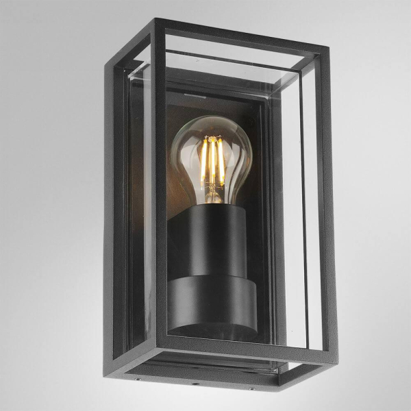 Уличный настенный светильник Arte Lamp Marfik A2322AL-1BK Уличный настенный светильник Arte Lamp Marfik A2322AL-1BK