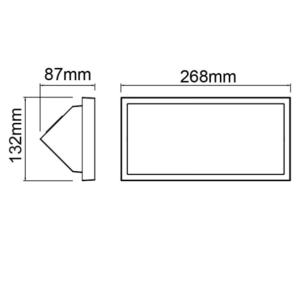 Уличный настенный светодиодный светильник Mantra Creek 8860