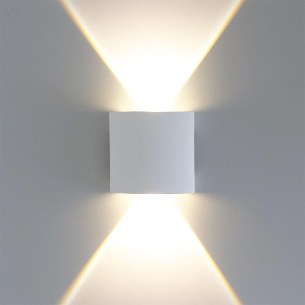 Уличный настенный светодиодный светильник Arte Lamp Bosto A3122AL-2WH Уличный настенный светодиодный светильник Arte Lamp Bosto A3122AL-2WH