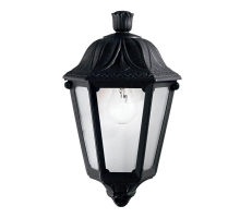 Уличный настенный светильник Ideal Lux Anna AP1 Small Nero 101552