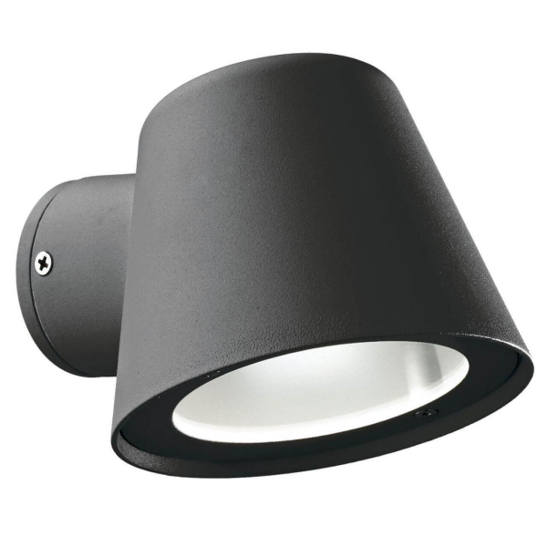 Уличный настенный светильник Ideal Lux Gas AP1 Antracite 091525 Уличный настенный светильник Ideal Lux Gas AP1 Antracite 091525