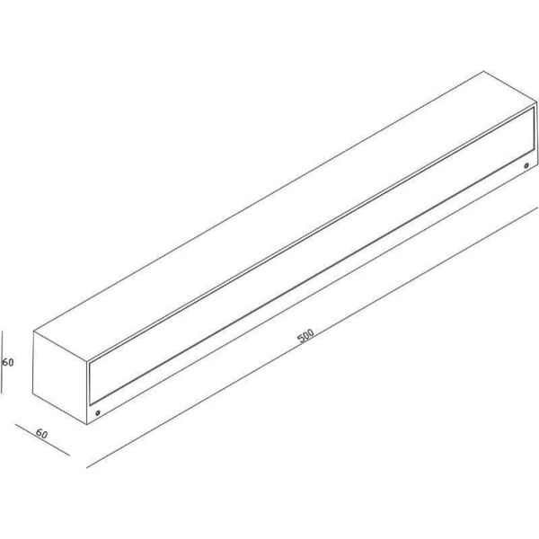Уличный настенный светодиодный светильник Deko-Light Linear II Double 731129 Уличный настенный светодиодный светильник Deko-Light Linear II Double 731129