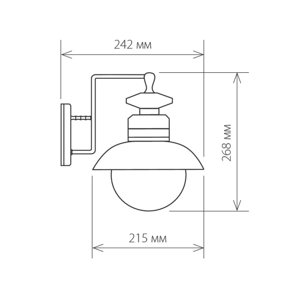 Уличный настенный cветильник Elektrostandard Talli D GL 3002D черный a038480