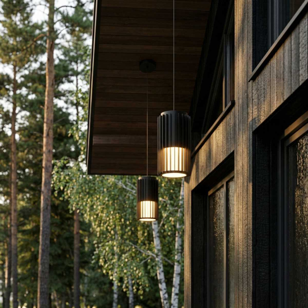 Уличный подвесной светильник Elektrostandard Entero (35189/H) 3000K черный a072081