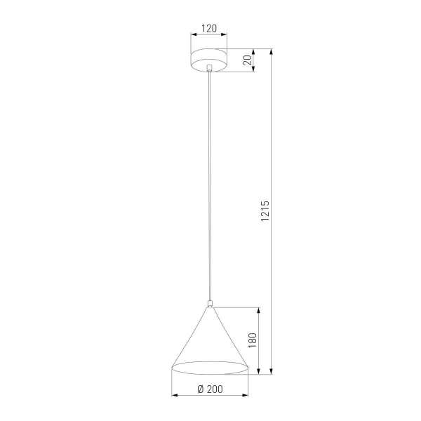 Уличный подвесной светодиодный светильник Elektrostandard Bevel 35184/H a068472