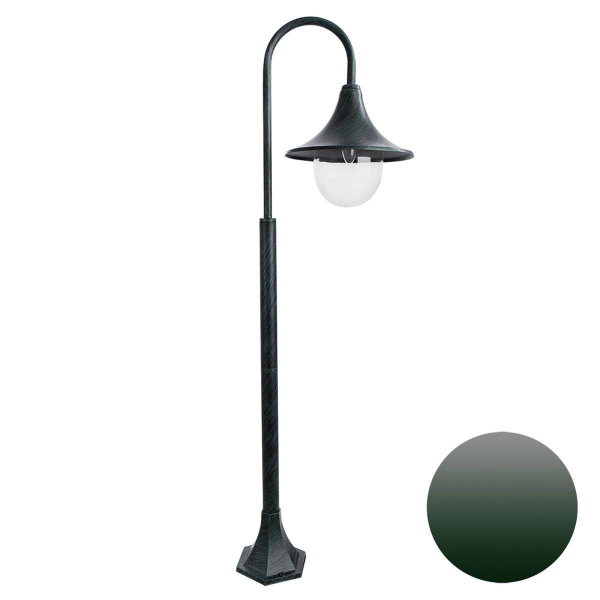 Уличный светодиодный светильник Arte Lamp Malaga A1086PA-1BGB