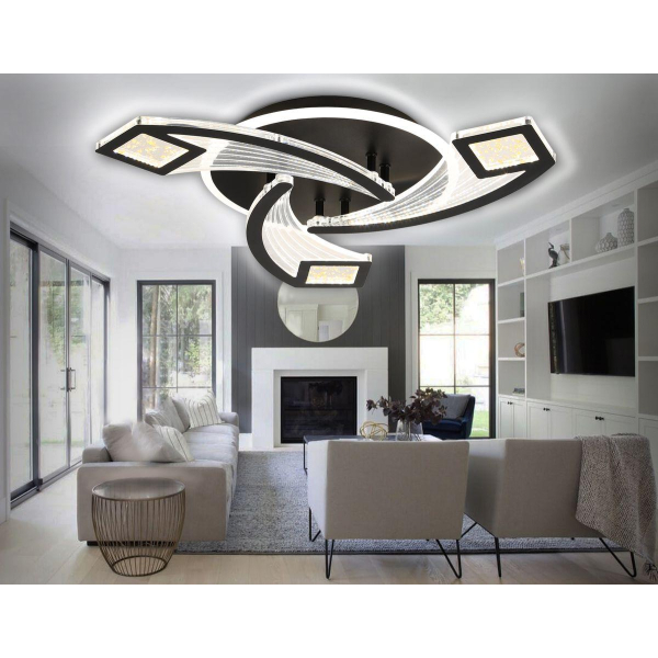 Потолочная светодиодная люстра Ambrella light Acrylica Original FA4477 Потолочная светодиодная люстра Ambrella light Acrylica Original FA4477