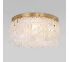 Потолочная люстра Eurosvet 60084/5 латунь/перламутр Smart