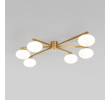 Потолочная люстра Eurosvet Opaline 70220/6 латунь Smart