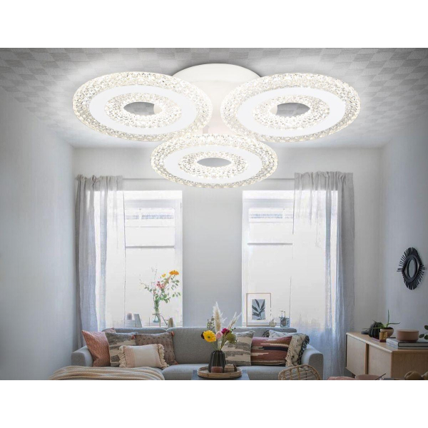 Потолочная светодиодная люстра Ambrella light Acrylica Original FA4001 Потолочная светодиодная люстра Ambrella light Acrylica Original FA4001