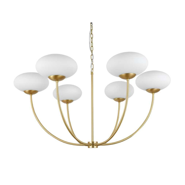 Люстра NEWPORT 3916/С brass