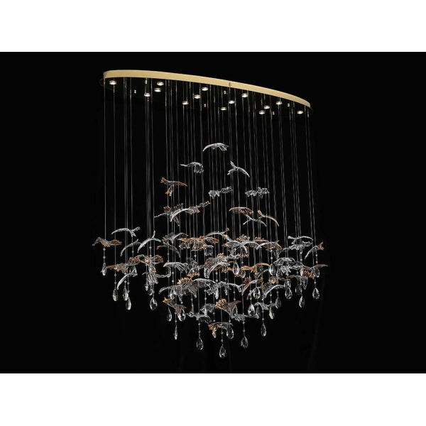 Люстра NEWPORT 8220/140 С oval gold polished