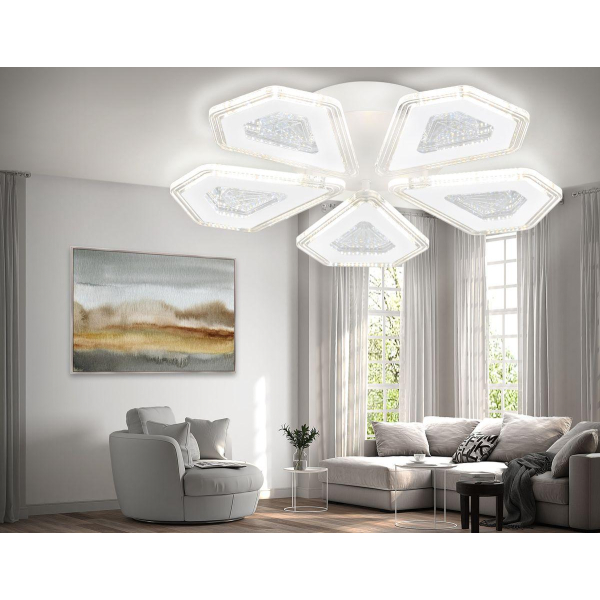 Потолочная светодиодная люстра Ambrella light Acrylica Original FA4030 Потолочная светодиодная люстра Ambrella light Acrylica Original FA4030