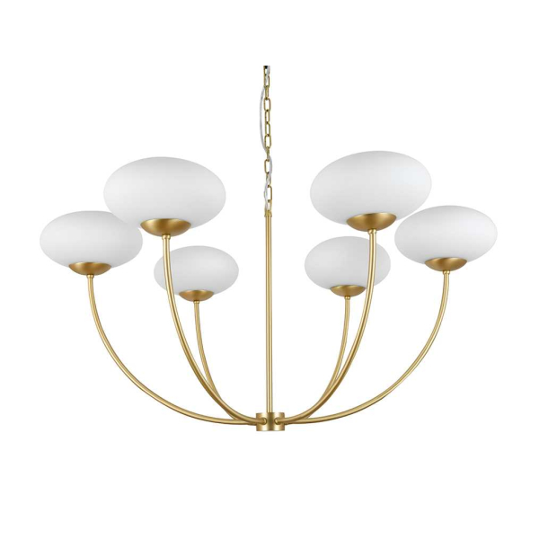 Люстра NEWPORT 3916/С brass