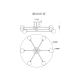 Потолочная люстра MyFar Stacy MR1010-6C