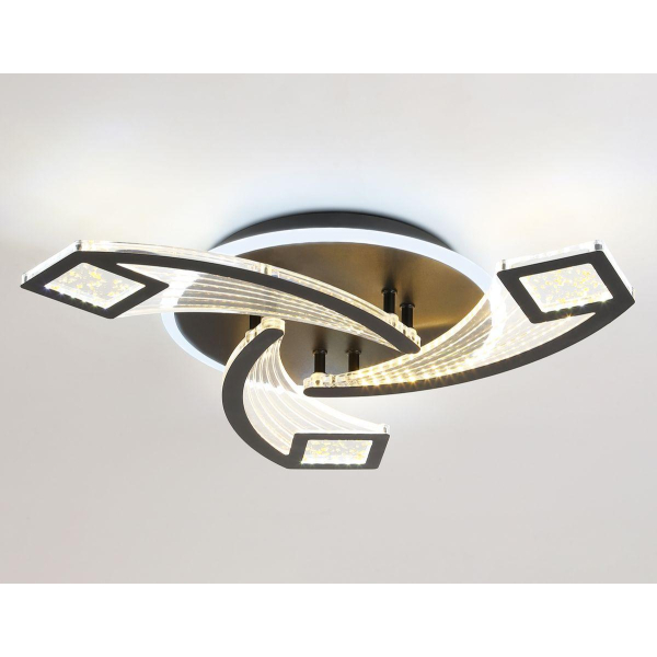 Потолочная светодиодная люстра Ambrella light Acrylica Original FA4477 Потолочная светодиодная люстра Ambrella light Acrylica Original FA4477