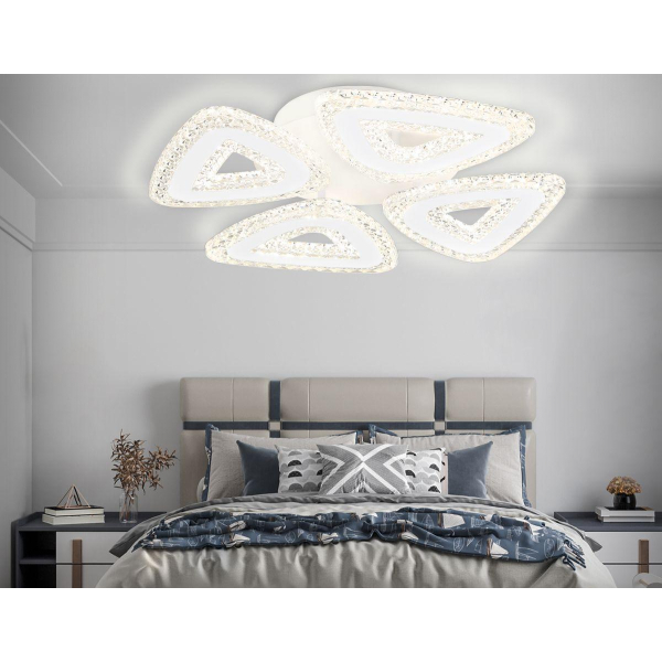 Потолочная светодиодная люстра Ambrella light Acrylica Original FA4019 Потолочная светодиодная люстра Ambrella light Acrylica Original FA4019