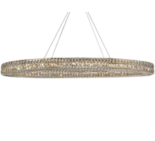 Люстра NEWPORT 8550/160 C oval gold polished