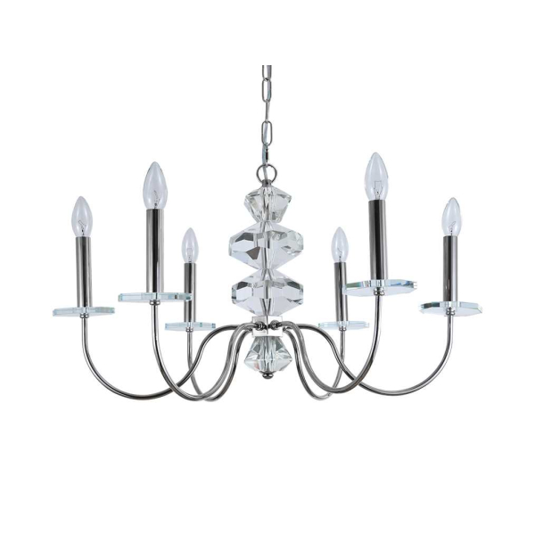 Люстра NEWPORT 3876/С nickel