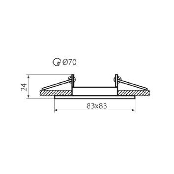 Точечный светильник Kanlux ALOR DTL-B 26732 Точечный светильник Kanlux ALOR DTL-B 26732