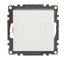 Выключатель 2-клавишный сенсорный (механизм) Stekker Катрин белый GLS2-7204-01 50275