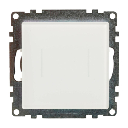 Выключатель 2-клавишный сенсорный (механизм) Stekker Катрин белый GLS2-7204-01 50275