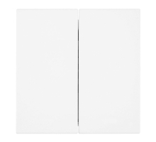 Выключатель 2-клавишный (механизм), Stekker, 250В, 10А Мия, RSW10-3104-01, белая магнолия 50429