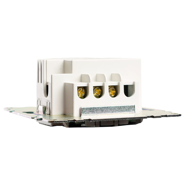 Выключатель 2-клавишный сенсорный (механизм) Stekker Катрин белый GLS2-7204-01 50275