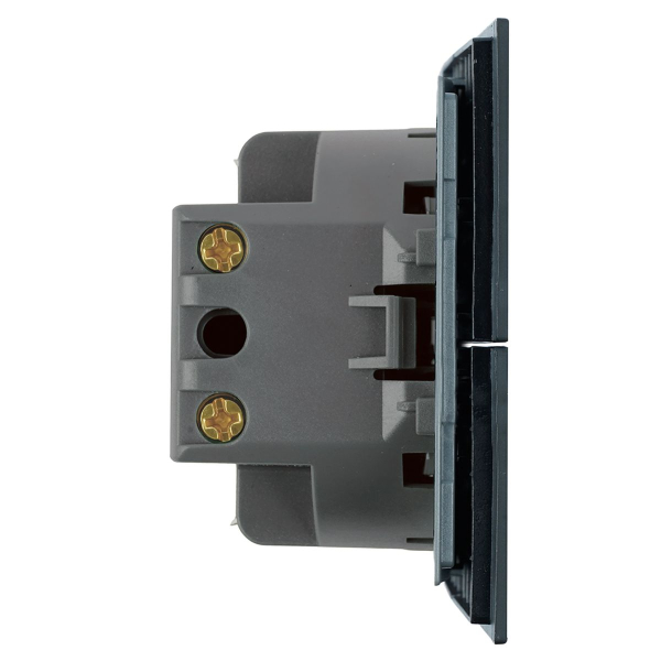 Выключатель 2-клавишный (механизм), Stekker, 250В, 10А Мия, RSW10-3104-05, черный бархат 50443