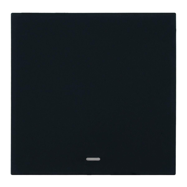 Выключатель 1-клавишный c индикатором (механизм), Stekker, 250В, 10А Мия, RSW10-3101-05, черный бархат 50445