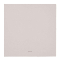 Выключатель 1-клавишный c индикатором (механизм), Stekker, 250В, 10А Мия, RSW10-3101-08, пудровый жемчуг 50475