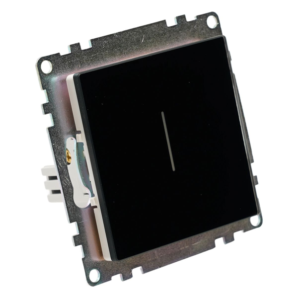 Выключатель 1-клавишный сенсорный (механизм) Stekker Катрин черный GLS2-7203-05 50272