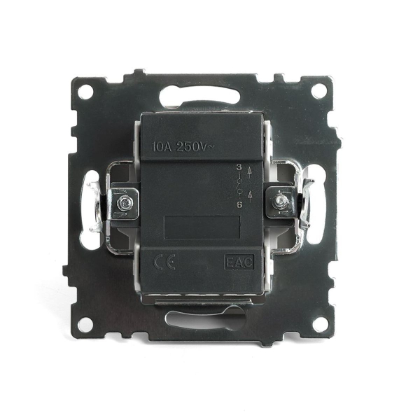 Выключатель одноклавишный Stekker Катрин золото GLS10-7103-08 49213