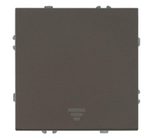 Выключатель 1-кл.самовозвр. (механизм), Stekker, 250В, 10А Эмили, RSW10-5112-09, антрацит, soft touch 50366